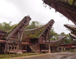 Indnonezja Sulawesi Toraja celebes indonesia tradycyjnye domy toradzow 13 300x233 - Sulawesi