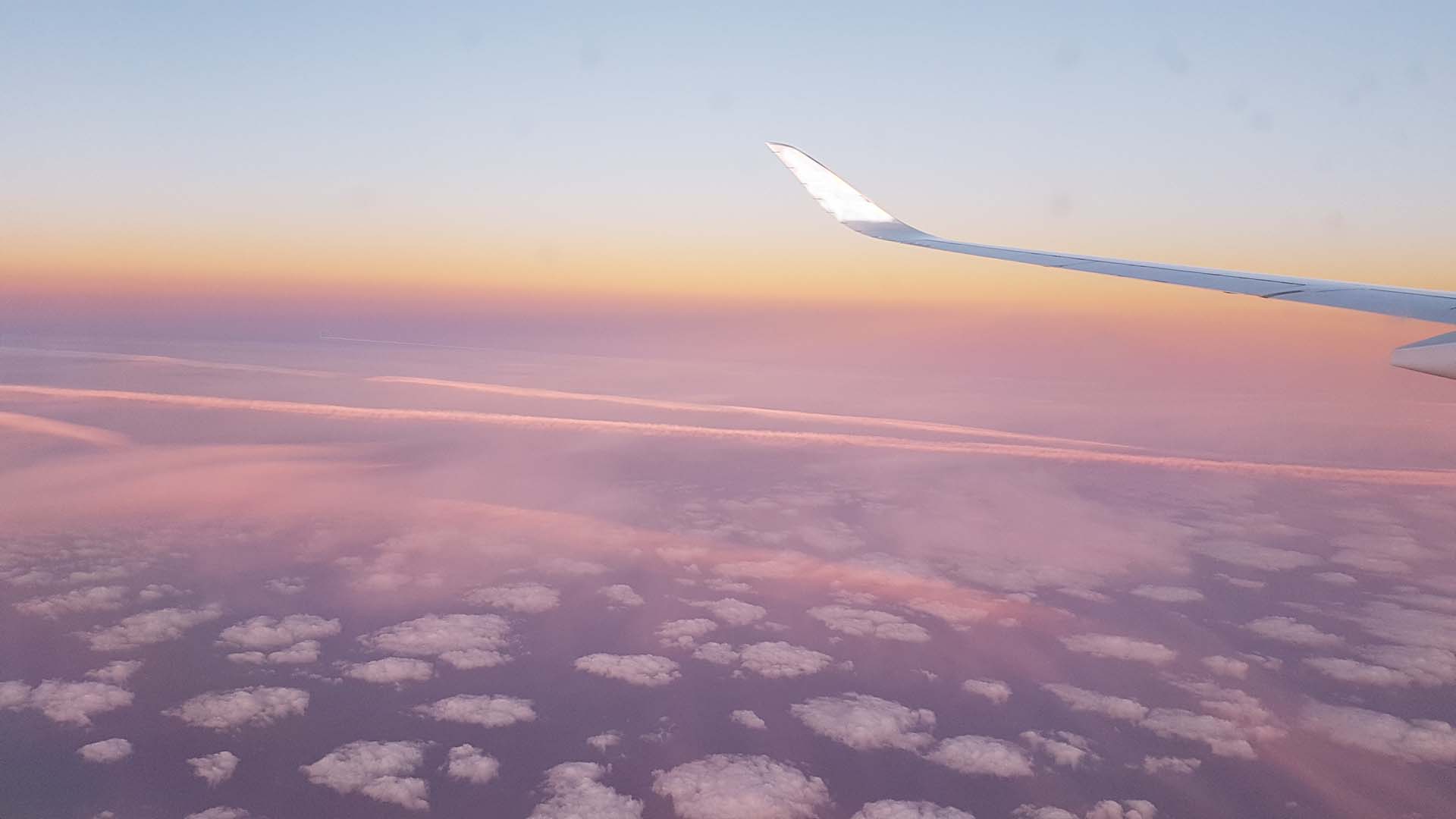 singapur chmury lot - Powitanie w Raju