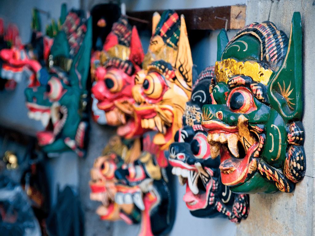 Bali Masks 1024x768 - Lombok. Indonezyjska Australia